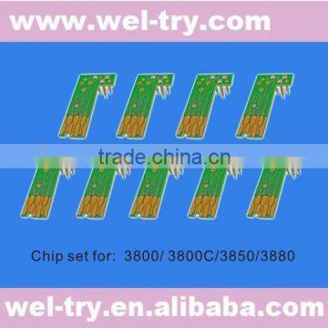 resettable chip set for epson pro 3880/3885/3850/3800 /3800C/3890(chip set,resetter)