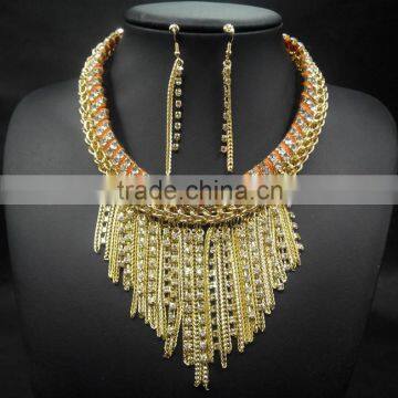 Water Drop Rhinestone Necklace For Women Choker Collar Necklace Fashion Jewelry