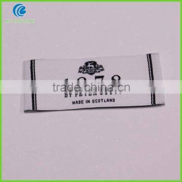 Customized Woven Clothing Labels Size Labels Iron On Backing For Garment Labels photo-5