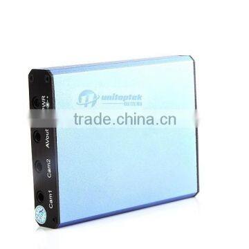 Real Time 25fpsMPEG-4 Video Compression Motion Detection 2 Channel Mini Mobile DVR Recorder Support SD Card 128GB