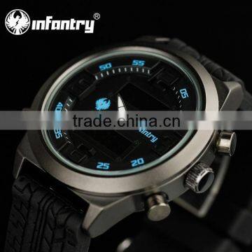 INFANTRY Sport Quartz Rubber Military Complete Calendar Watch photo-5