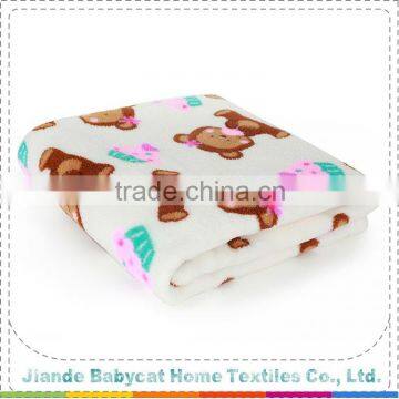 Best Prices simple design plain colour baby blanket with many colors