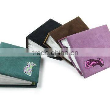 fancy fabric covered with exquisite embroidery album