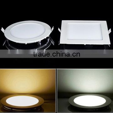 Factory Direct Sale CE ROHS 3W 6W 9W 12W 18W Color Temperature Adjustable LED Panel Light