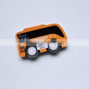 orange car type memo pad