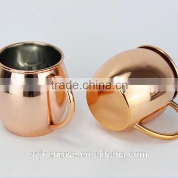 stainless steel copper coated mule mugs