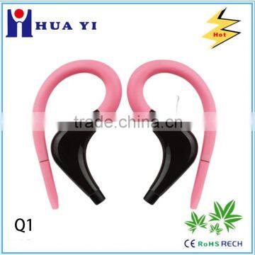 Attractive Design Hot Sell Stereo Sport Earphone Earhook With Mic Soft Easy Wearing photo-2