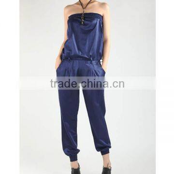 Women's Cotton Long Pants Jumpsuit Overall L1272