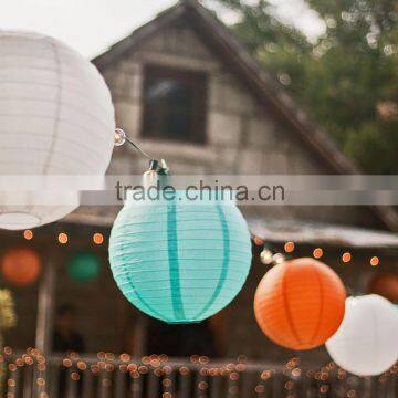 Round Paper Hanging Handmae Colorful Lantern Festival