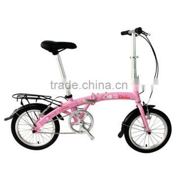 cute/elegant/beautiful alloy/alluminum folding bike frame