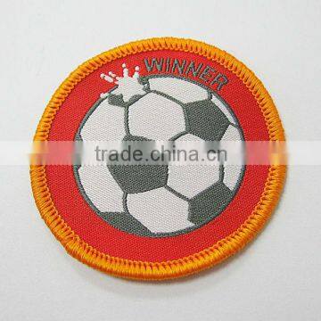 Round Shaped Broadloom Machine Woven Badges