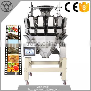 304 Stainless Steel Stagger Electric Automatic 14 Head Multihead Weigher