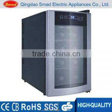 8 Bottles champagne cooler touch screen door wine cooler
