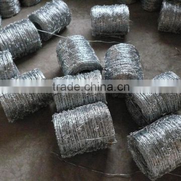 Double Twist Barbed Wire / Barbed Steel Wire / Hot dipped galvanized barbed wire