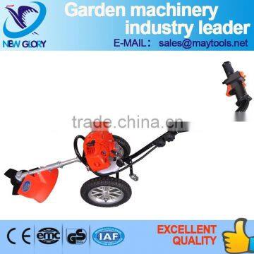 handpush petrol grass cutter with wheels