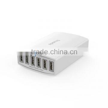 Trusda Slim New Products 6 Ports USB Wall Charger With Interchangeable Plug ac Adapter for Acer Travel Mobiles photo-2