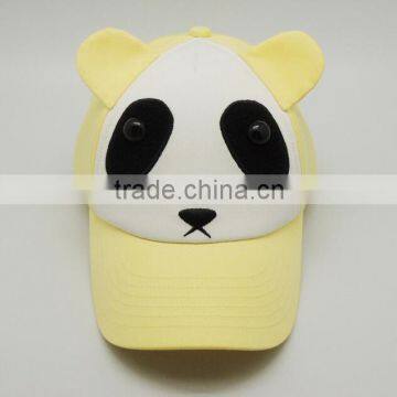 100% cotton Cute animal panda children hats