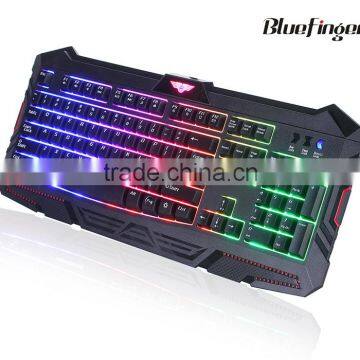 Shenzhen keyboard with colorful Rainbow backlit for gaming