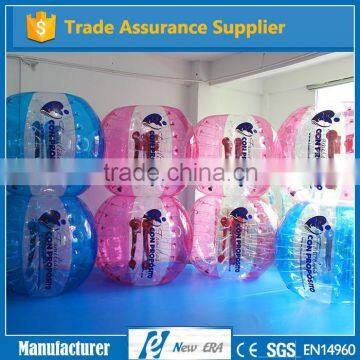 Factory wholesale inflatable TPU human bubble ball body zorbing ball