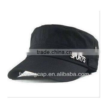 Promotional fashion style black Army Military China cap