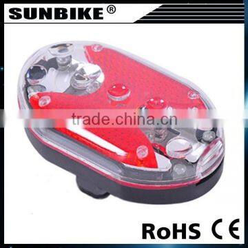 2015 high quality hot sale high brightness 9 led light for bicycle