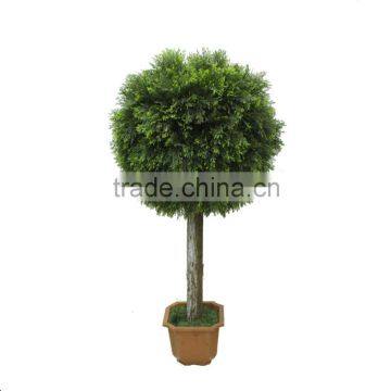 Artificial Topiary Boxwood Ball Tree For Christmas Decoration