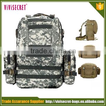 12 color secection nylon cordura fabric camouflage 3P Military backpack