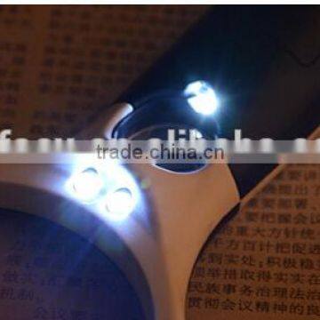 45X 3 LED Light Reading Magnifying / Handheld Magnifier / Glass Lens Jewelry photo-5