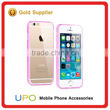 [UPO] Clear pc+tpu Bumper Armor Hybrid Wholesale Phone Case for iphone 5 case,for iphone 5s cover