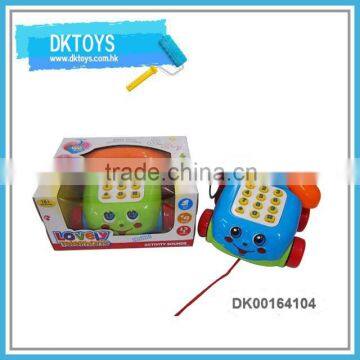 Cartoon Design Plastic Push And Pull Car