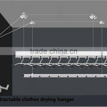 Retractable Clothes Line Clothes Drying Hanger