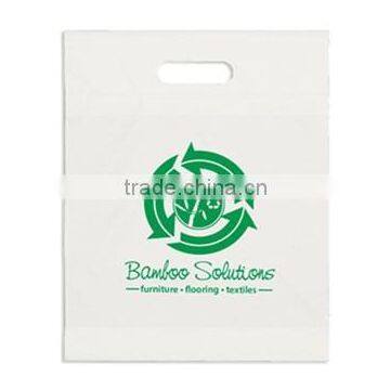 Plastic Shopping Bag With Die Cut Handle
