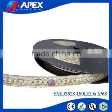 IP68 waterproof SMD3528 180LEDs led flex strip lighting