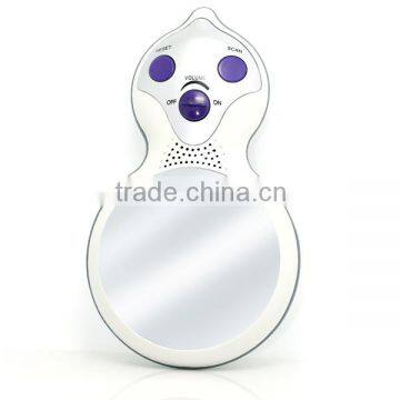Hot selling with hook and mirror waterproof radio