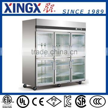 glass door fridge, kitchen appliance_SG1.6L6-X