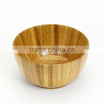 XYB003/Eco-friendly Bamboo Rice Soup Noodle Child Baby Lunch Box Ramen Salad Wood Single Bowl