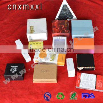 Brand New 12-packing Paper Folding Gift Box for Macaroons Custom Design Printing Black Color photo-5