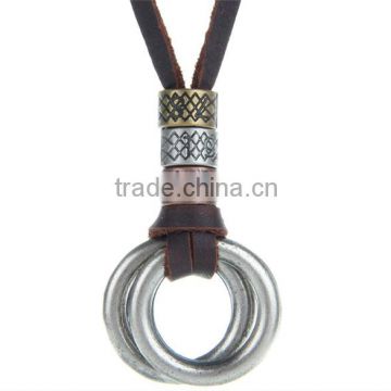 Boshiho New Hot mens leather necklace