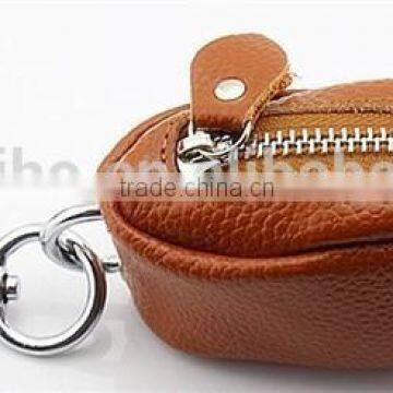 Genuine Leather Car Key Chains Wallet Pouch Key Case Holder For Men and Women