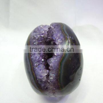 Natural Amethyst Crystal Quartz Points Carving Skull, Purple Crystal Quartz Skull for Sale photo-5