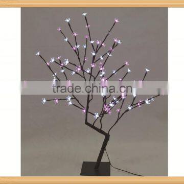 CE ROHS GS certificated outdoor desktop led christmas peach flower tree light