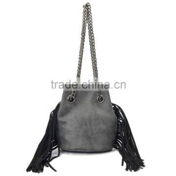 Iterm No.: S2505 Handy Classic n Punk Shoulder Bag/ Tassels Handbag