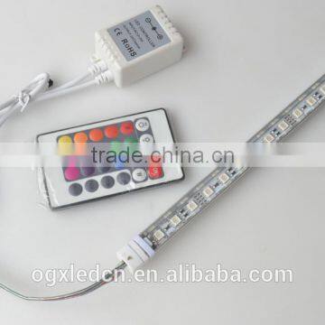 Blister Plastic Packing 5050 12V 72led/m 16W 30cm Programmable Led Profile Frosted Cover Rigid Strip Light