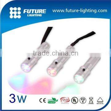 high quality 3W electric Edison rgb led flashlight