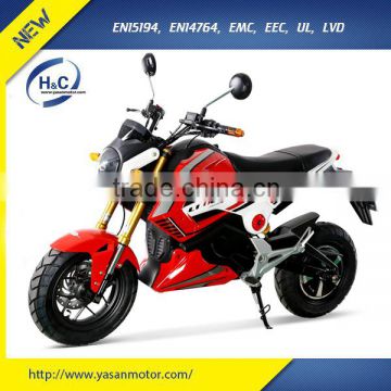 Powerful 1200W motor YMH 2 wheel cheap electric motorcycle for adult