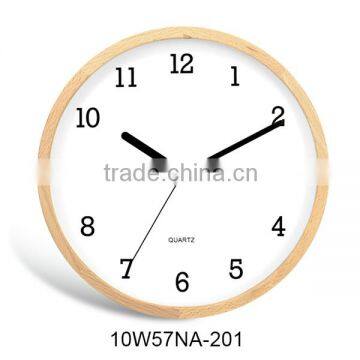 New design 24 inch wood wall clock big size