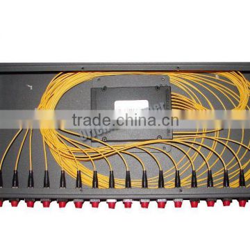 Fused FBT FTTH1*4 1*8 1*16 1*32 1*64 fiber optic PLC splitter distribution tray