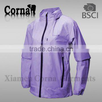 Ladies Nylon ultra-light wind Jacket 2014 Camping