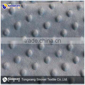 High Quality Super Soft Short Pile Plush Fabric With Dot photo-2