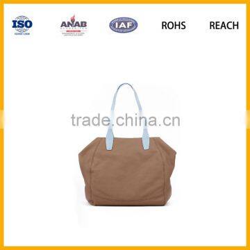 Wholesale brand fashion elegance pu leather lady handbag made in china